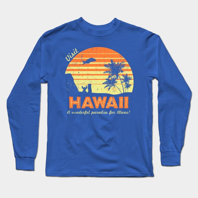 Visit Hawaii Long Sleeve T-Shirt by alecxps